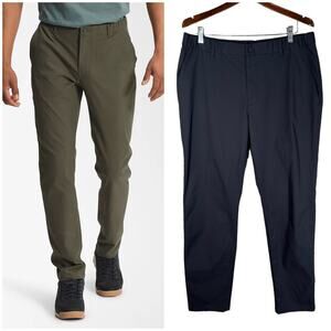 The North Face‎ City Standard Slim Fit Pants Navy Blue Elastic Waist 38